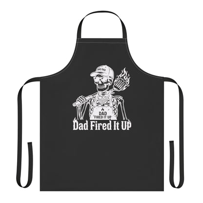 Dad Fired It Up (Dad Skeleton) Apron