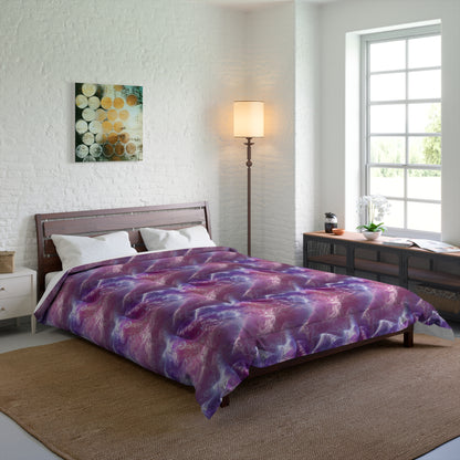 Blush Orchid Sheer & Lace Comforter