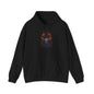 Creepy Demon Wearing Top Hat Heavy Blend™ Hooded Sweatshirt