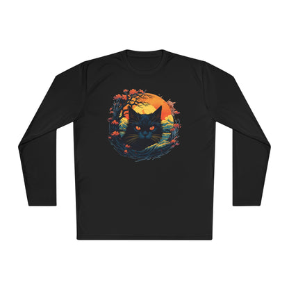 Creepy Black Cats 4 Adult Long Sleeve Tee