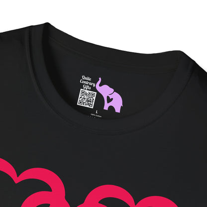 Triple Heart Adult T-shirt