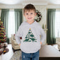 Dinosaur Christmas Tree Toddler Hoodie