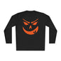 Goofy Grin Jack-O-Lantern Adult Long Sleeve Tee