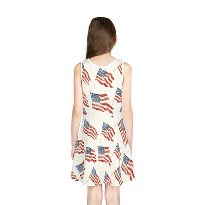 Waves of Freedom Girls Sundress