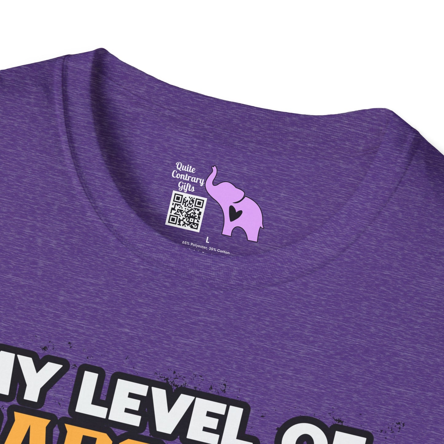 My Level of Sarcasm Adult T-shirt