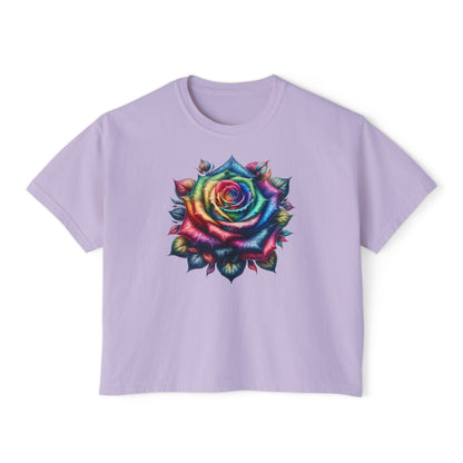 Colorful Rose Women's Boxy Tee