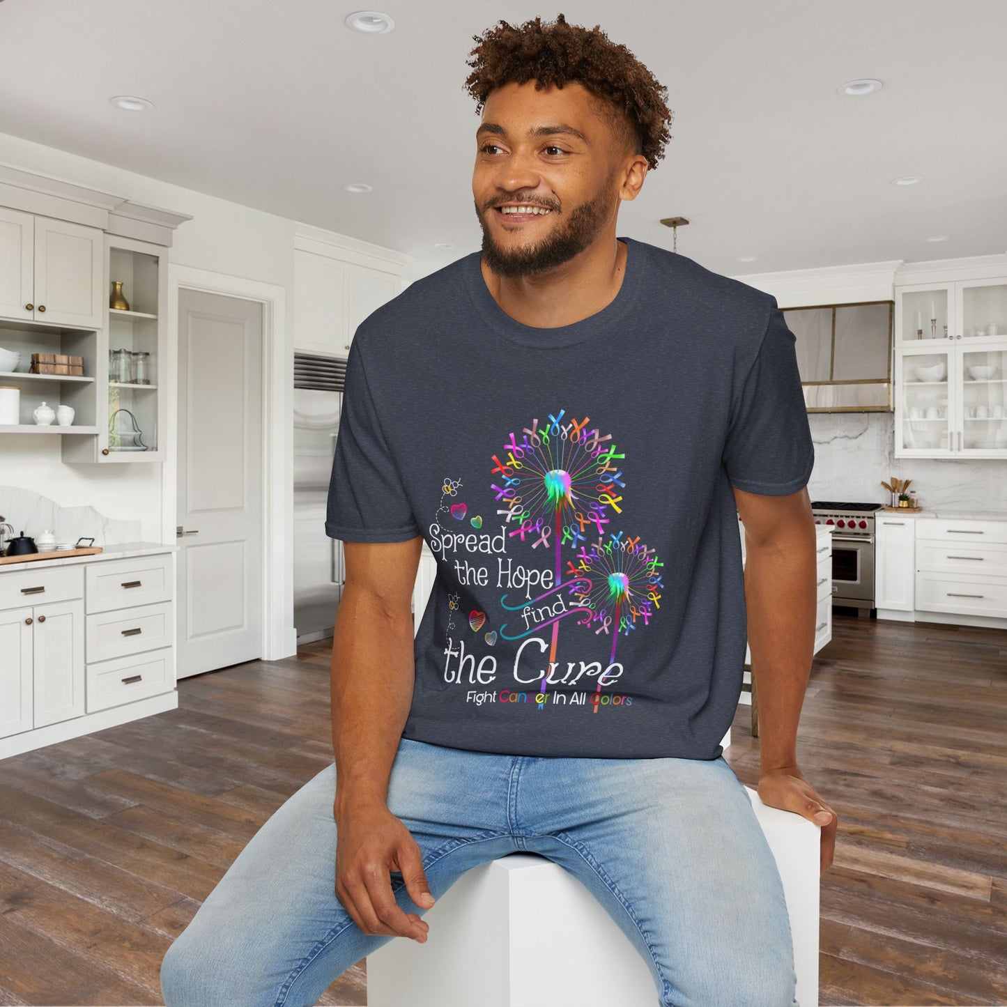 Fight Cancer in All Colors 27 Adult T-shirt