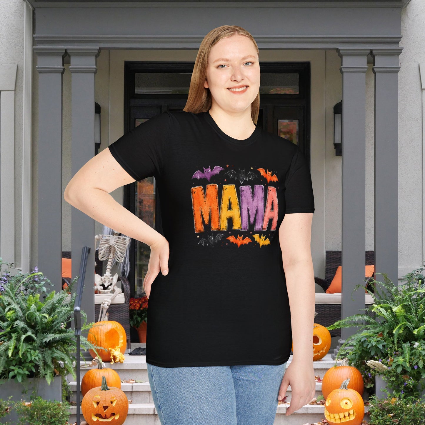 Spooky Mama Adult T-shirt