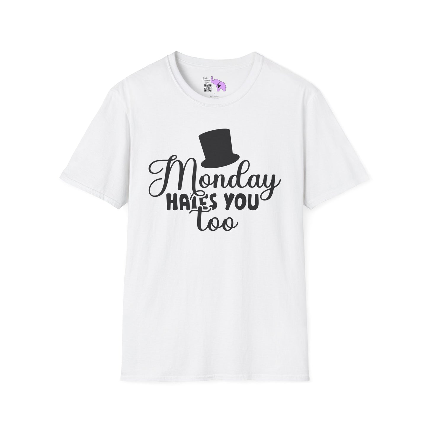 Monday Hates You Too Adult T-shirt