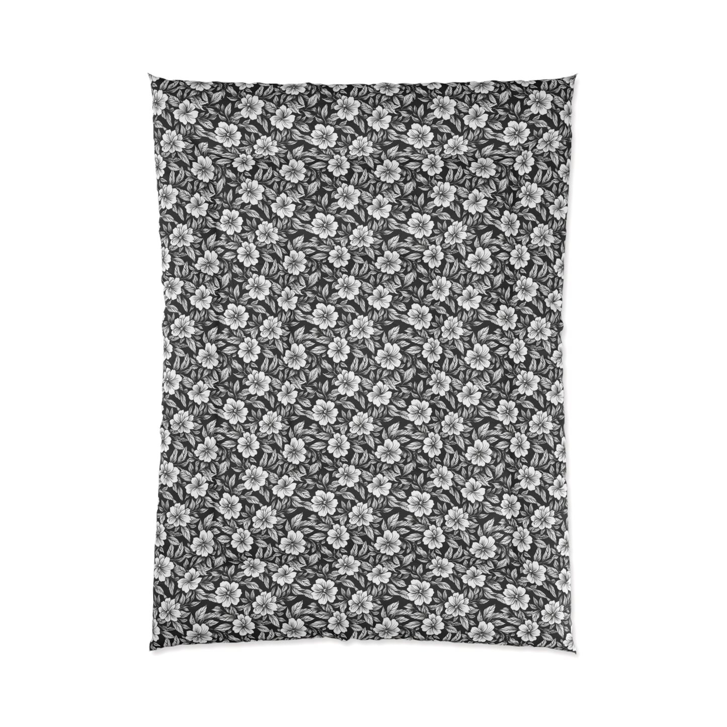Monochrome Paradise Bloom Comforter