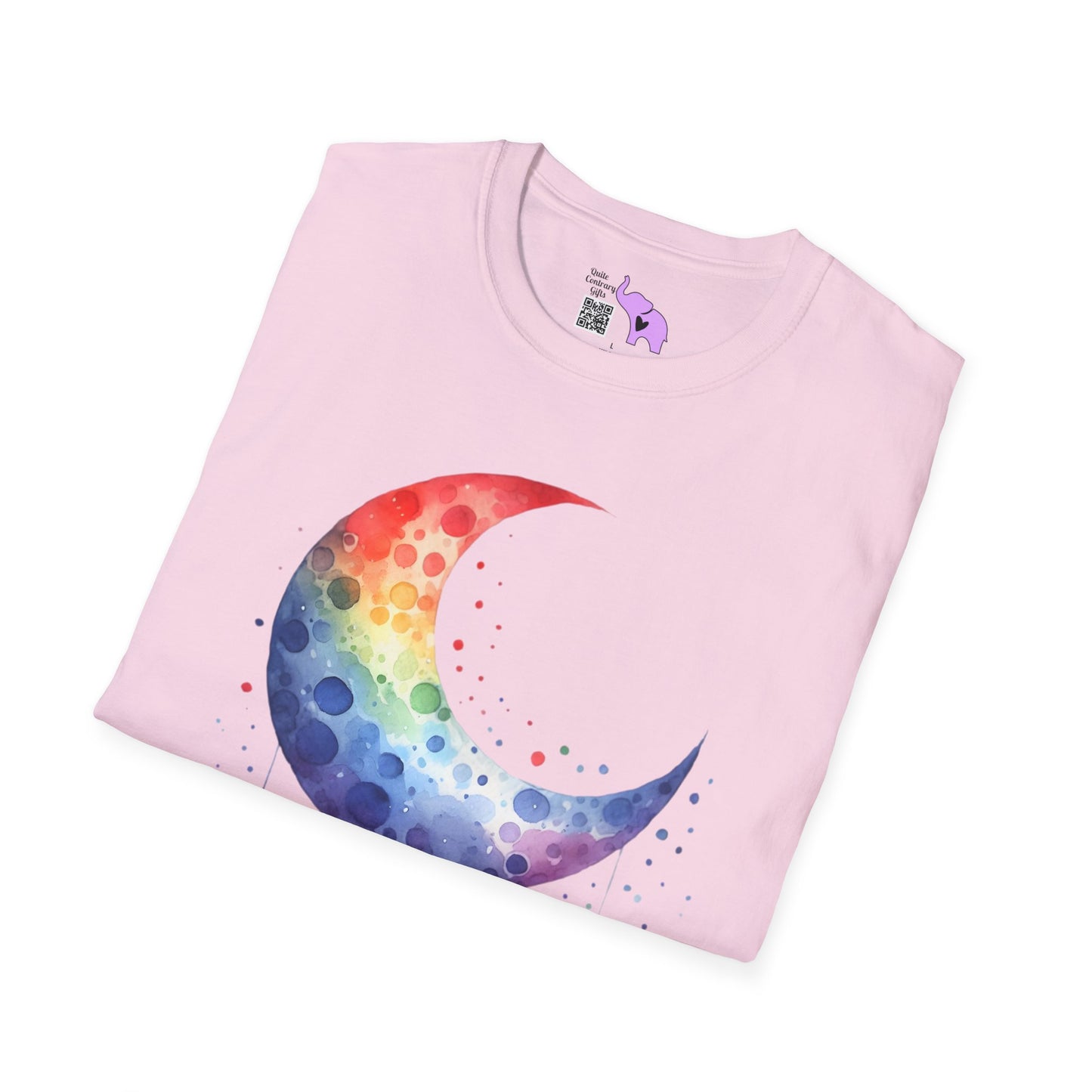 Colorfall Heart Moon Adult T-shirt