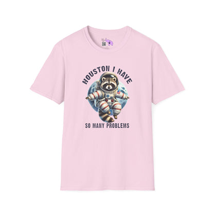 Astronaut Panda Houston I Have So Many Problems Adult T-shirt