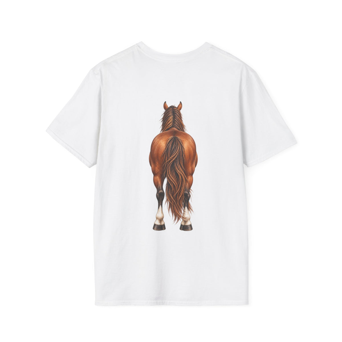 ""Front to Back Horse Lover Adult T-shirt