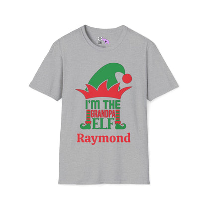 I'm The Grandpa Elf Personalized Adult T-shirt