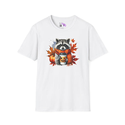 Halloween Raccoon Adult T-shirt