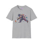 Flowers & Butterflies Bigfoot Adult T-shirt