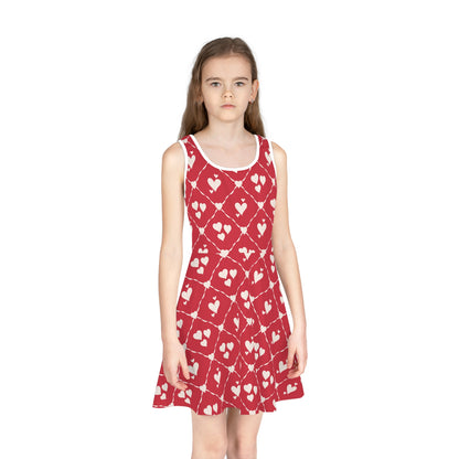 Sweetheart Trellis Girls' Sleeveless Sundress