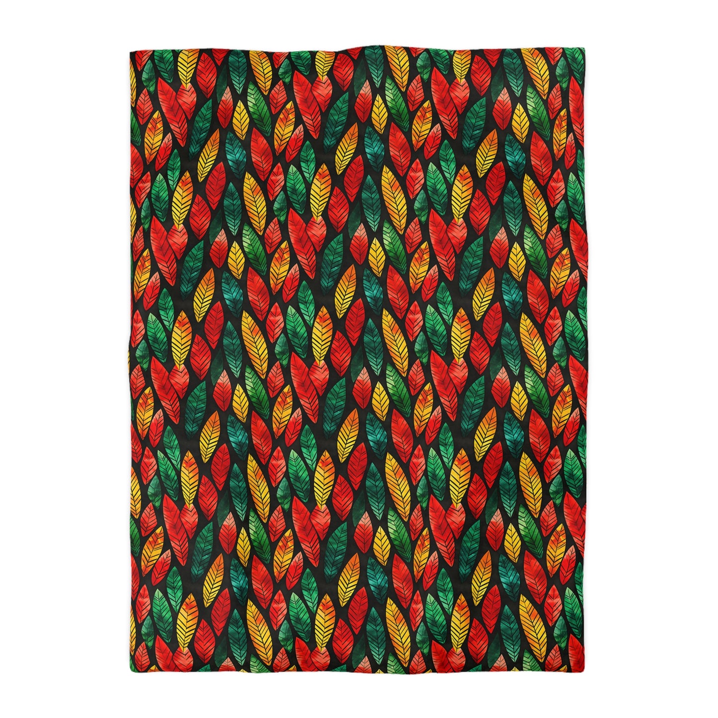 Festival Fire Microfiber Duvet Cover