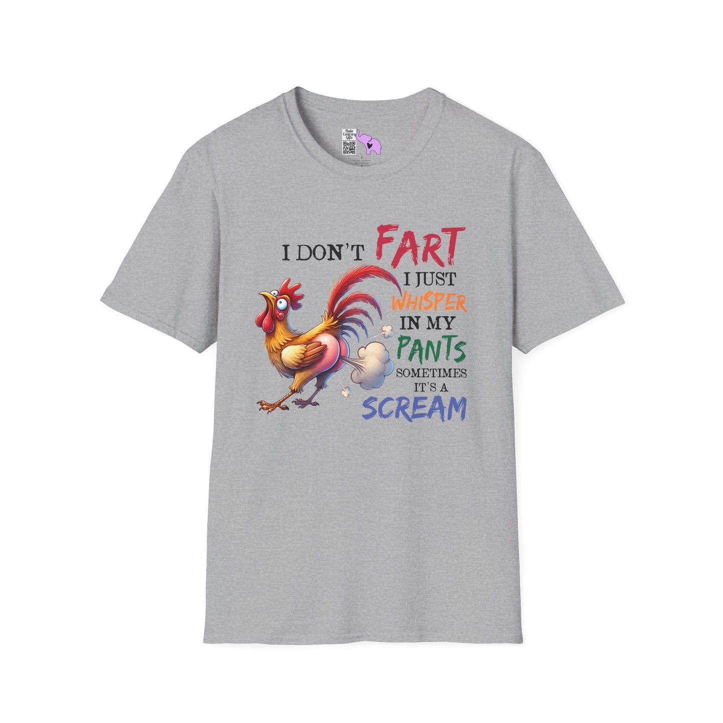 I Don't Fart I Just Whisper in my Pants... Adult T-shirt