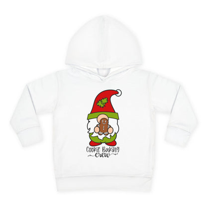 Cookie Baking Crew Gnome Toddler Pullover Fleece Hoodie
