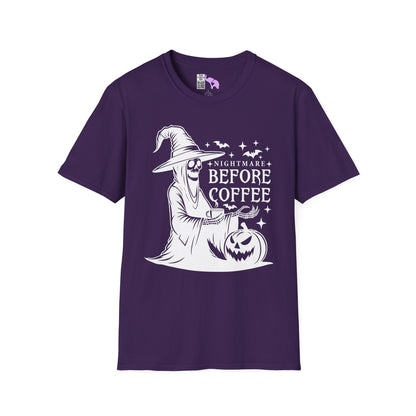 Nightmare Before Coffee Adult T-shirt