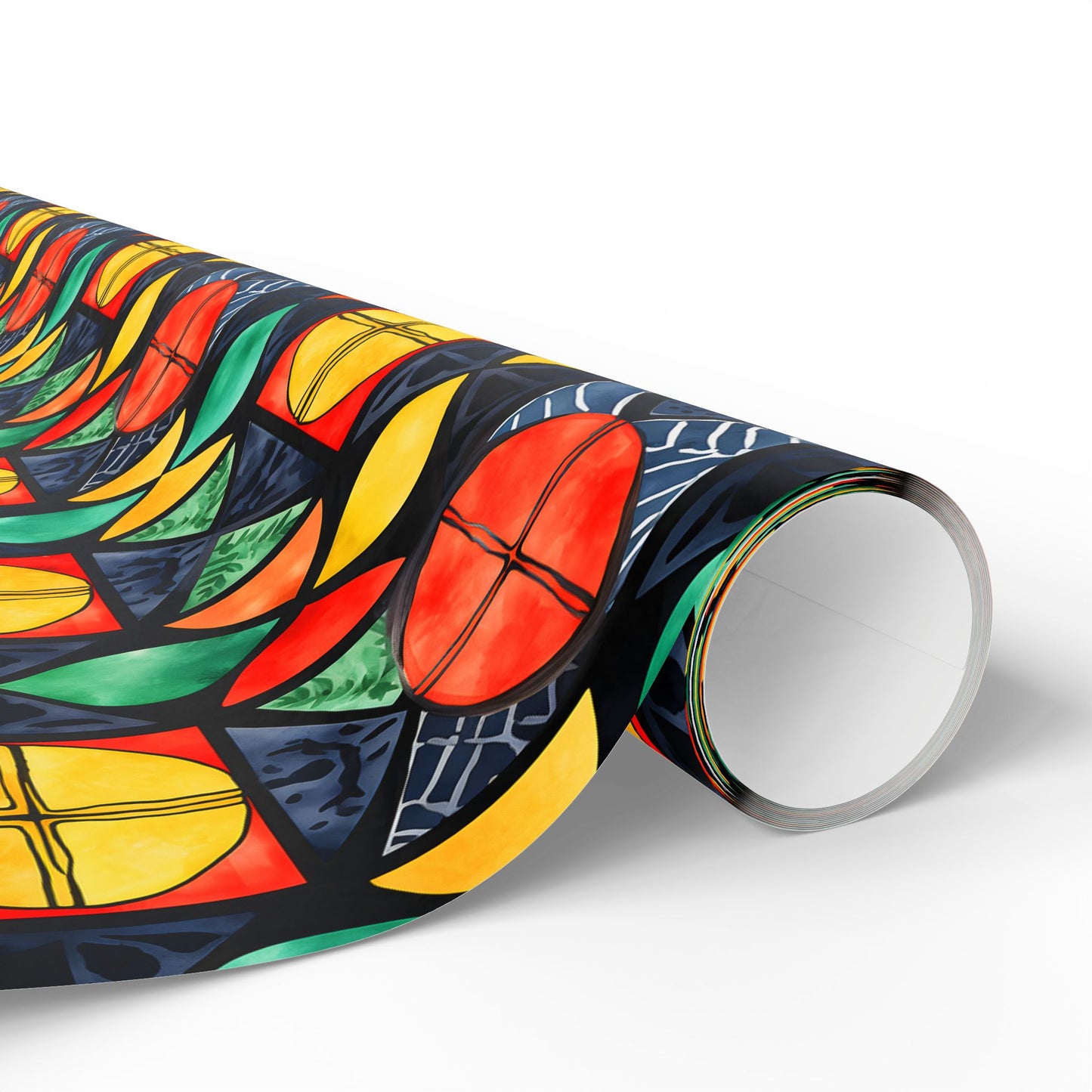 Candlelight Burst Kwanzaa Wrapping Paper