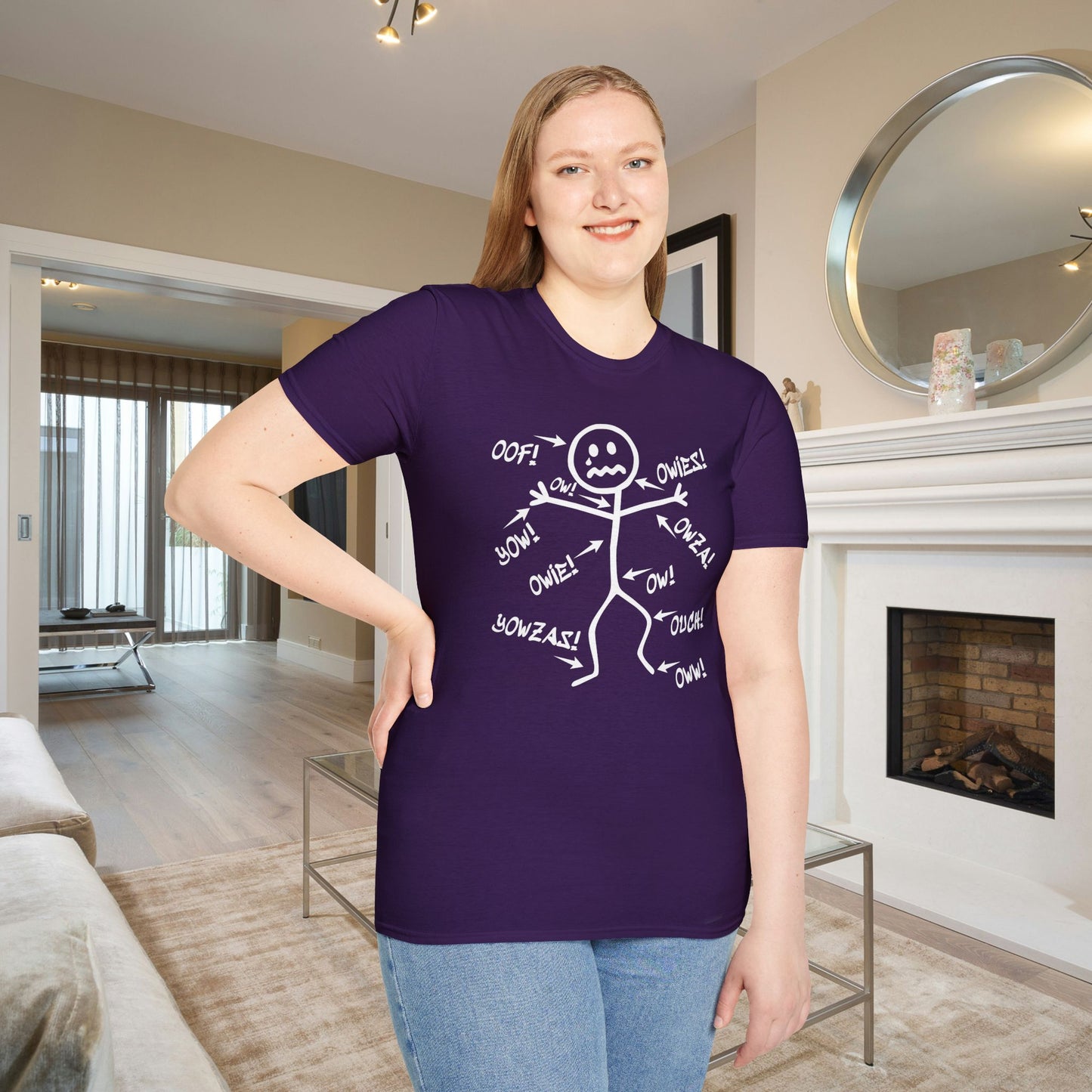 Ow! It All Hurts Adult T-shirt