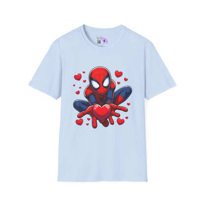 Valentines Spiderman Adult T-shirt