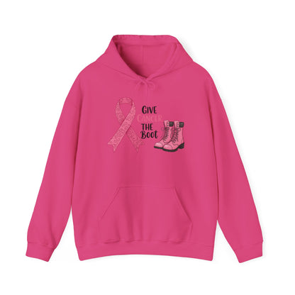 Give Cancer The Boot AdultHeavy Blend™ Hoodie