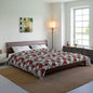 Winter Poinsettia Garden Comforter