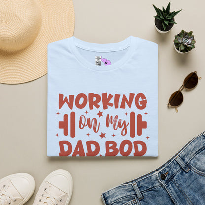 Working On My Dad Bod Adult T-shirt