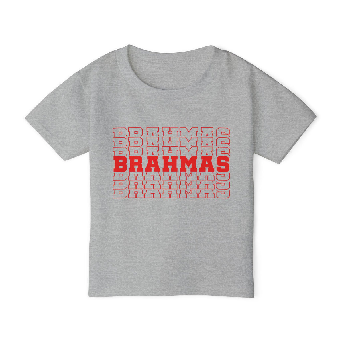 Brahmas (Stacked) Heavy Cotton™ Toddler T-shirt