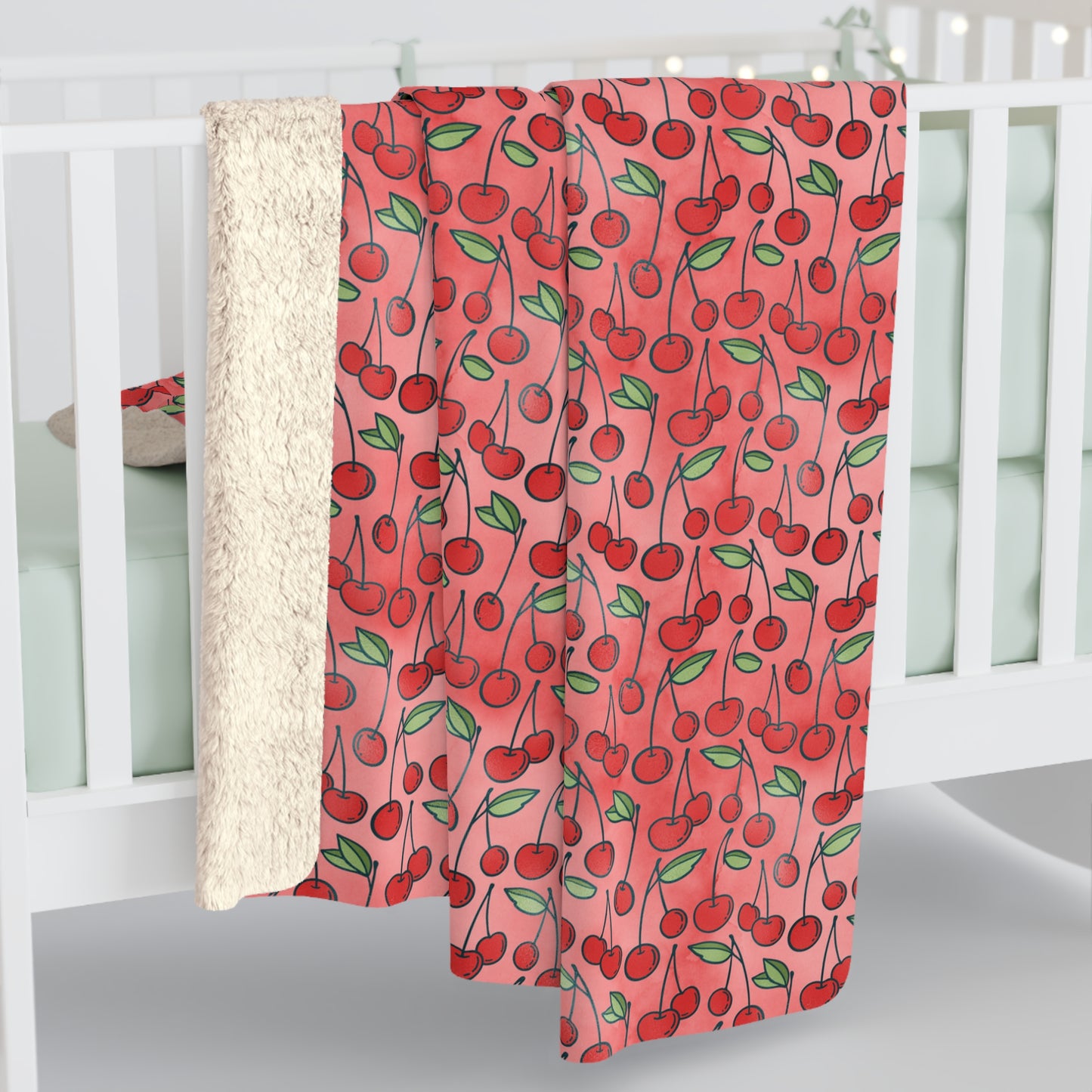 Cherry Bombshell Fleece Blanket