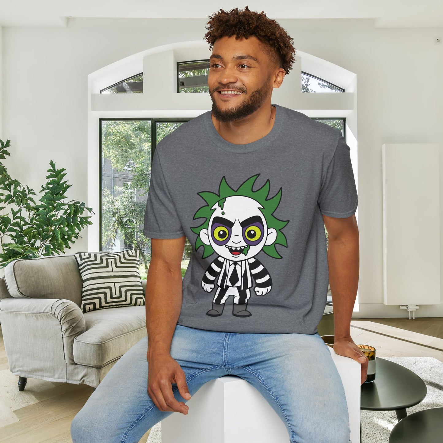 Beetlejuice (Colorful) Adult T-shirt