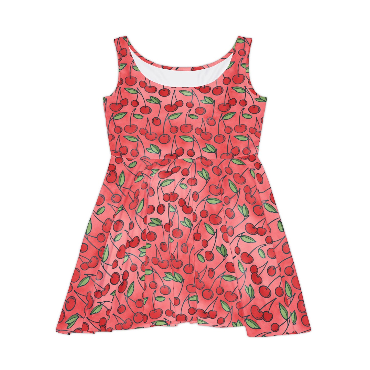 Cherry Bombshell Women's Skater Dress