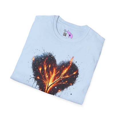 Burning Love Adult T-shirt