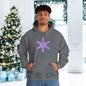 Large Snowflake 2 Adult Heavy Blend™ Hooded Sweatshirt