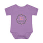 Pink Milestone Wreath Onesie-Ten Months