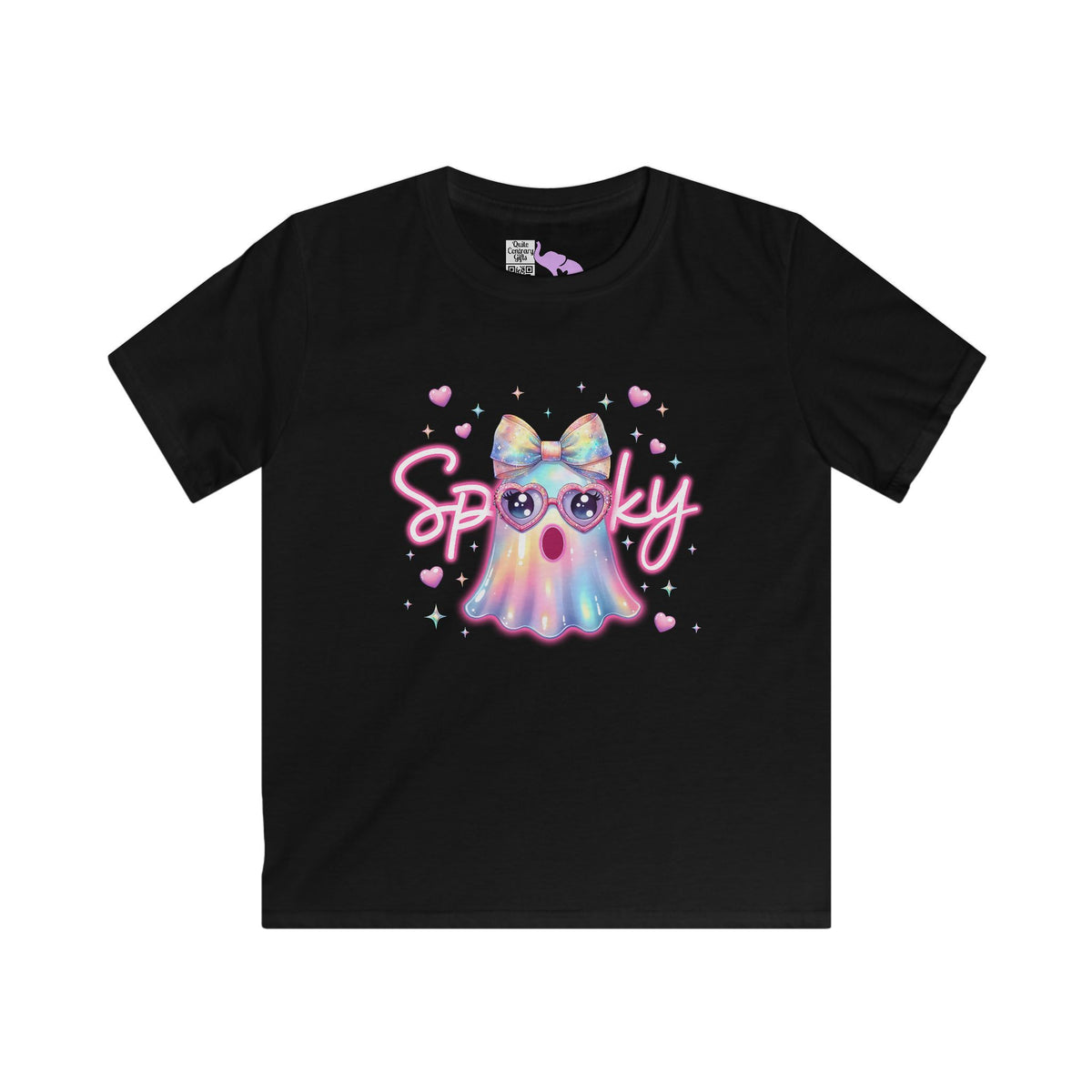 Spooky Pastel Ghost Youth Softstyle Tee