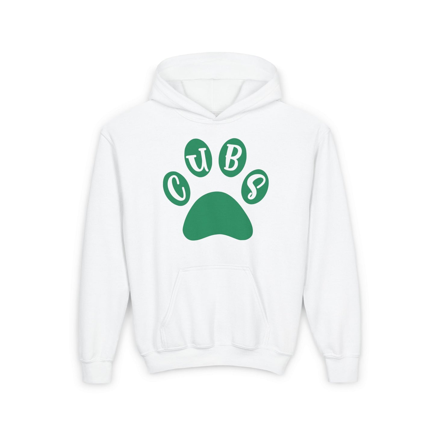Brenham Cub Tracks Youth Heavy Blend Hoodie