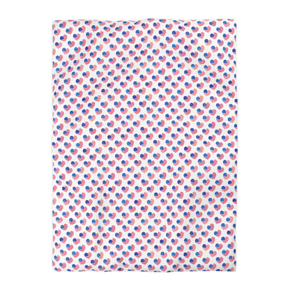 Hearts of Freedom Microfiber Duvet Cover