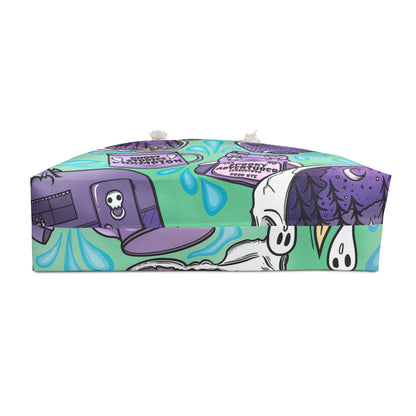 Spooky Camping (Green/Purple) Weekender Bag