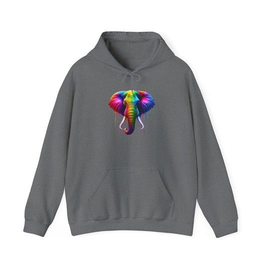 Colorful Elephant Heavy Blend™ Hooded Sweatshirt