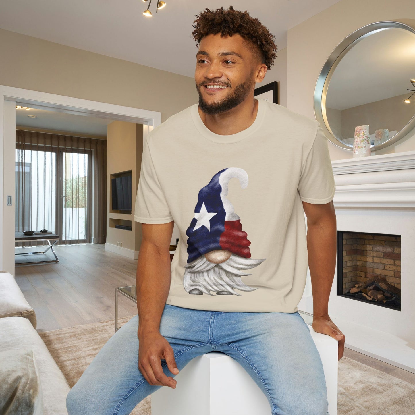 Texas Gnome Adult T-shirt
