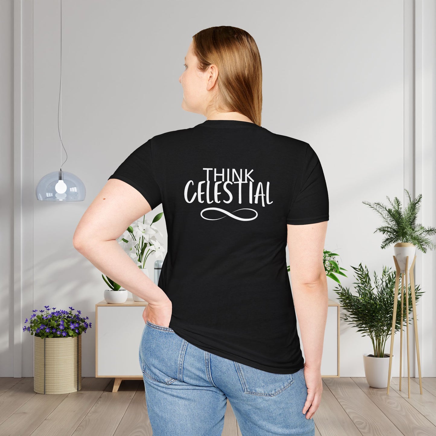 Think Celestial Adult T-shirt