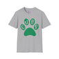 Brenham Cubs Paw Print Adult T-shirt
