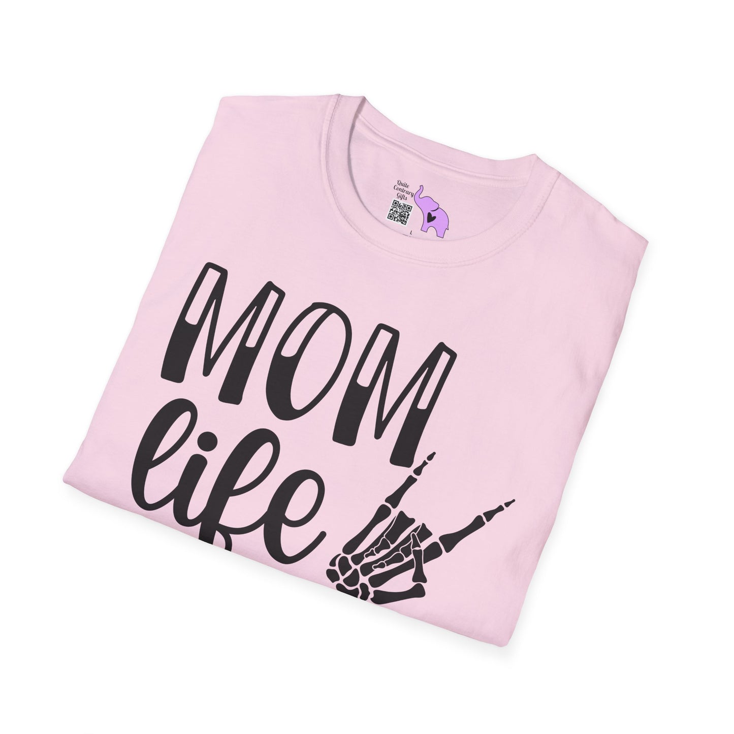 Mom Life (Skeleton Hand) Adult T-shirt