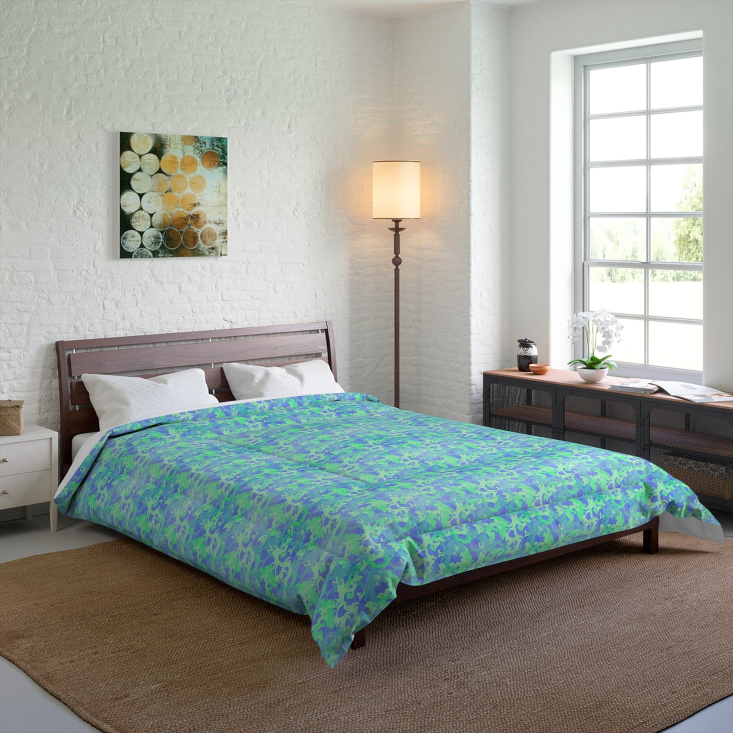 Glacier Grove Camo Comforter