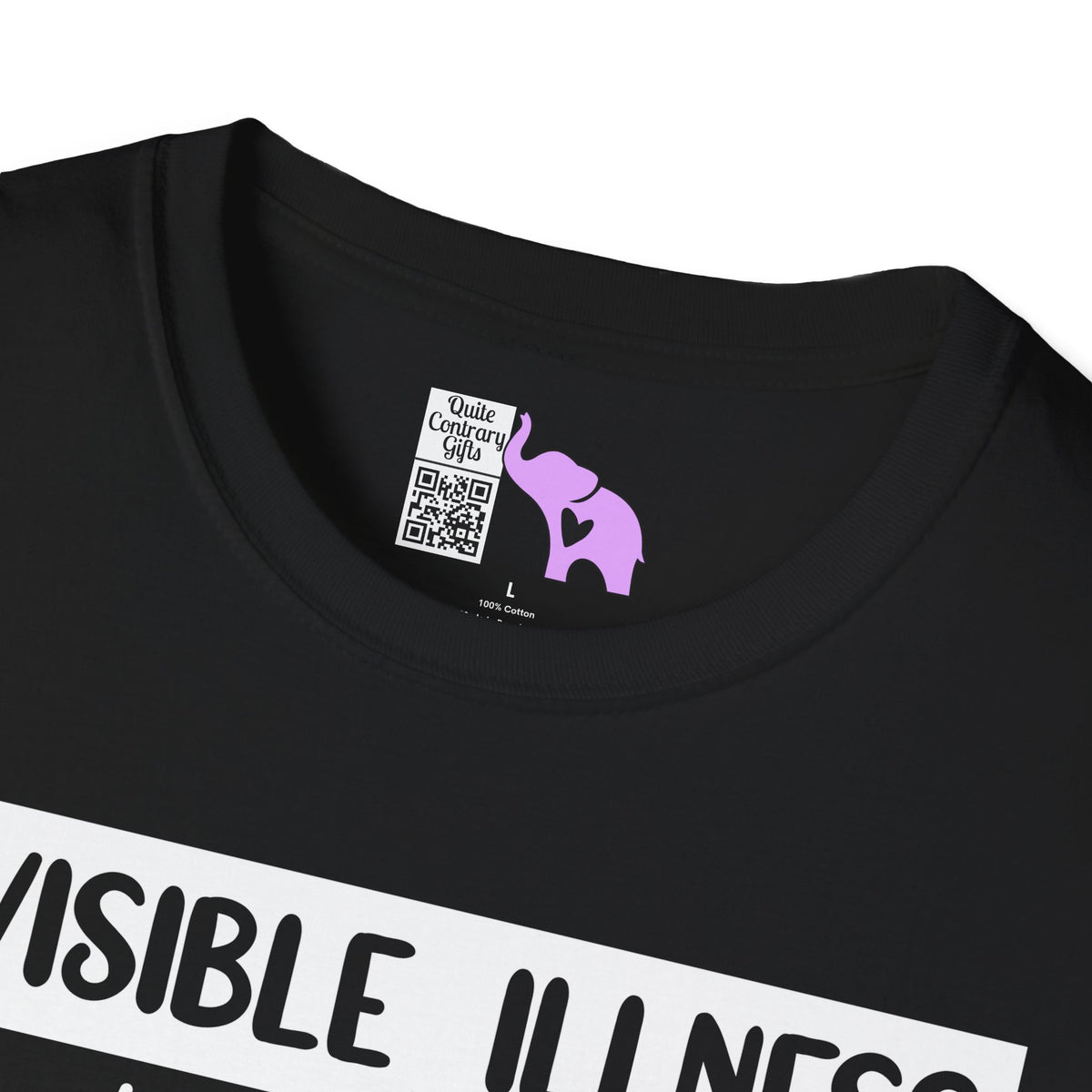 Invisible Illness: Just Because You Can't See It Doesn't Mean It's Not Real Adult T-shirt