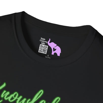 Knowledge Makes A Man Unfit to be a Slave Adult T-shirt